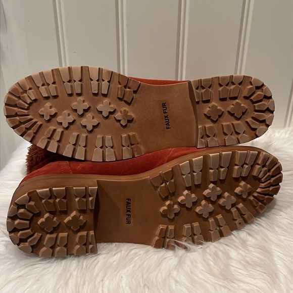 DINGO women Telluride Rust suede leather lace up casual ankle boot size 9.5 - Picture 11 of 12